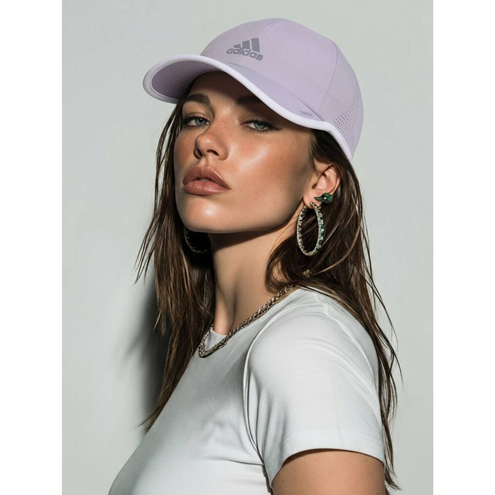 🔸️NWT Adidas Lavender Superlite Aeroready UPF 50 Adjustable Hat One Size